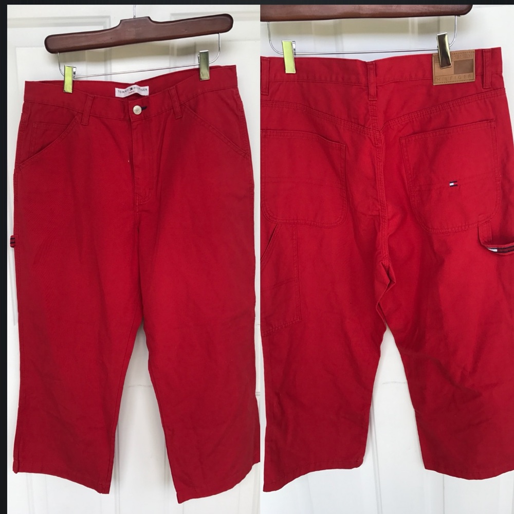 Tommy Hilfiger red Capri pants size 12